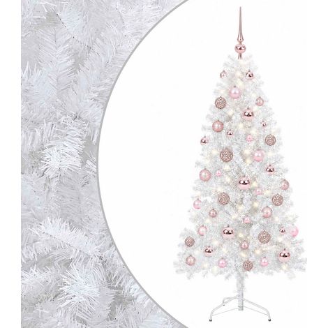 Albero di Natale Artificiale con Rami Pieghevoli 150 cm 150 LED vidaXL (1/5)