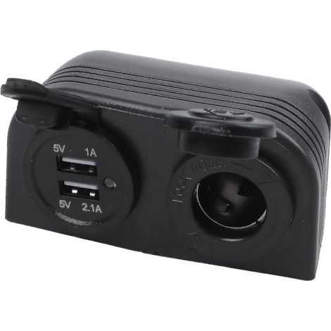 Répartiteur de prise allume-cigare USB double pour bateau ou caravane, chargeur 12 Vcadeau de G (1/5)