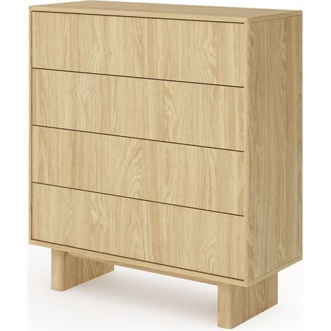 CASSETTIERA, rovere oliato, 93,5 x 103,5 x 38,1 cm