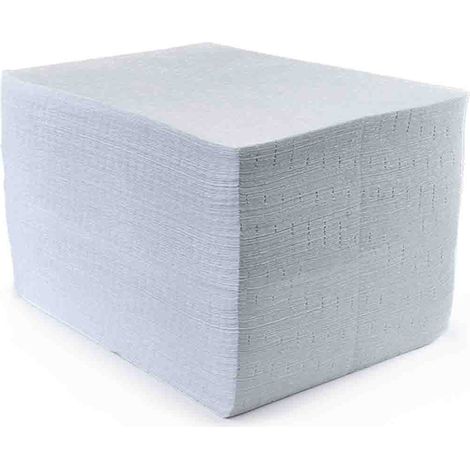 Rs Pro – Pack de 200 feuilles absorbantes d'huile – Capacité d'absorption 90 L – Pour chantiers humides et espaces confinés