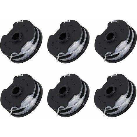 Lot de 6 bobines de rechange pour débroussailleuse sans fil Parkside PRTA 20-Li C3 IAN351753 (1/5)
