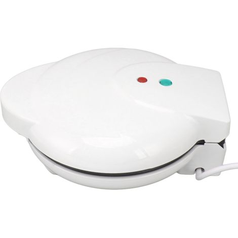 Machine à beignets avec revêtement antiadhésif antidérapant, blanche et élégante, mini-machine à beignets, prise américaine 110 V (1/5)