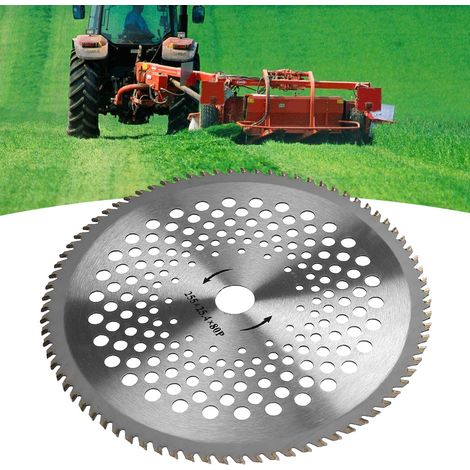 10" Profi-Stahlzahn-Sägeblatt, Trennscheibe, Rasenmäher (80T) (1/5)