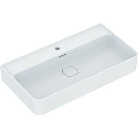 Lavabo STRADA II 1 trou robinetterie 800 x 430 x 170 mm blanc IDEAL STANDARD