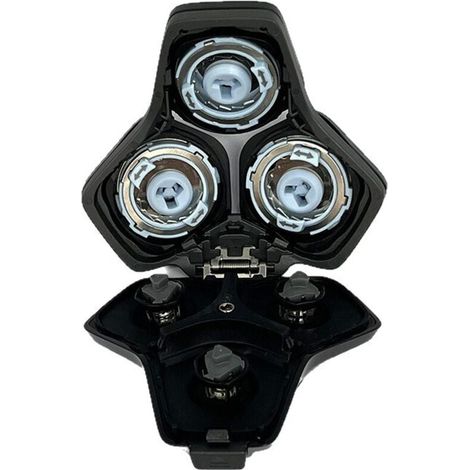 Cabezales de afeitado Philips SH71/50 (negros) - Compatible con S5000/S7000/SH60/70 - Afeitado cómodo - Uso doméstico - Hombres y usuarios de Philips