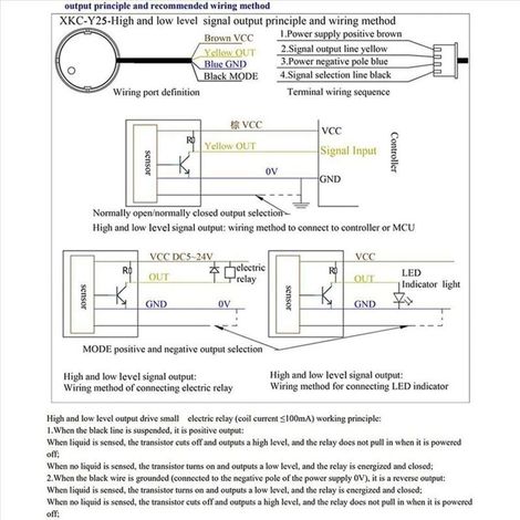 Capteur de niveau de liquide XKC Y25 T12V, 2 pièces, détecteur d'eau sans contact, bâton à induction, type XKC-Y25-V (1/3)