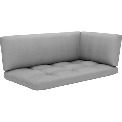 Maison Exclusive - 4-tlg. Paletten-Lounge-Set Grau Imprägniertes (1/5)