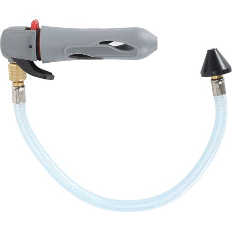 Pistolet de débouchage fileté à cartouche CO2 performant polyvalent nettoyant à jet avec tuyau flexible pour condensat climatiseur gris (1/5)