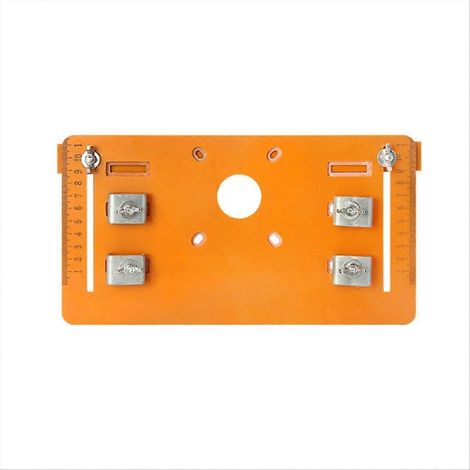 Rainure de guidage pour défonceuse, plaque base en bakélite, machine de coupe à rail, accessoire de remplacement (1/5)