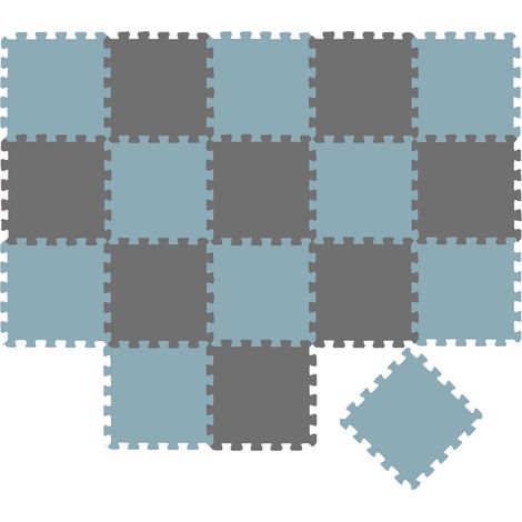18 Pièces Tapis de Sol Bébé 30x30 Tapis Mousse Bebe Tapis de Jeux Enfant Pliable (1/5)