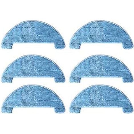 Lot de 6 serpillères pour AMIBOT Animal Premium H2O - Accessoires Chiffon Pad