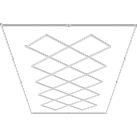 VEVOR LED-Garagenleuchten,88000 lm,6500 K,14 Rastersysteme,quadratische Garagen-Deckenleuchten,DIY,kaltweiß,Autodetaillierung,Garagenbeleuchtung,superhelles Ladenlicht (1/5)