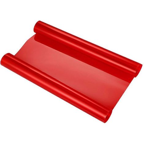 Autocollant pour voiture, film vinyle teinté fumé pour phares antibrouillard et feux arrière (rouge)-Red (1/2)