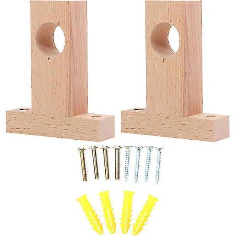 2 supports de canne en bois (1/3)