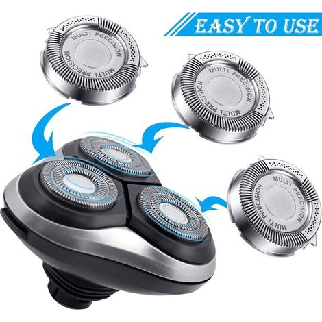 Heads of shaving SH50/50, compatible with the shaver of series 5000 and 6000, performance optimal, auto-sharpening, 3 blades, model SH50/50, remplacent the models HQ9/50, HQ56/50 and RQ11/50 (1/4)