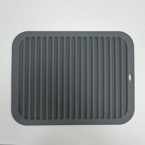 3PCS en Silicone gris Maniques Dessous de plat (1/4)