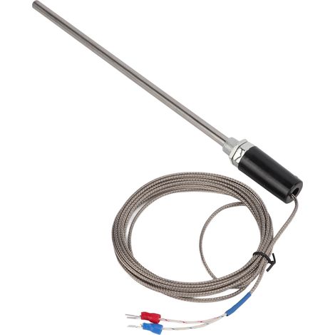 M12 Sonde Typ Thermoelement Typ K Edelstahl Temperaturfühler 3 m (1/5)