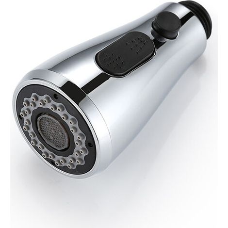 Douchette évier pull-out chromée, 2 types de jet, pour mitigeur cuisine pro – DELKEVIC (1/5)