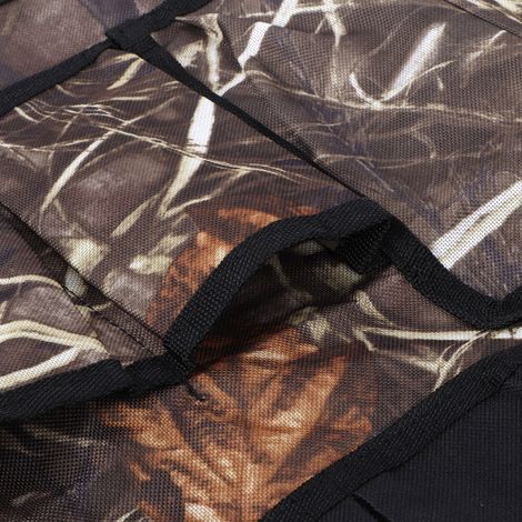 Schürze mit mehreren Taschen aus 600D Oxford-Tarnstoff, wasserdicht, schilfgrüne Farbe, ideal für Picknicks und Grillfeste. (1/5)