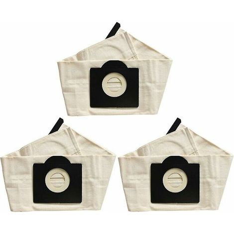 pièces lavables compatibles avec les sacs à poussière Karcher Wd3 sacs d'aspirateur en tissu (1/5)