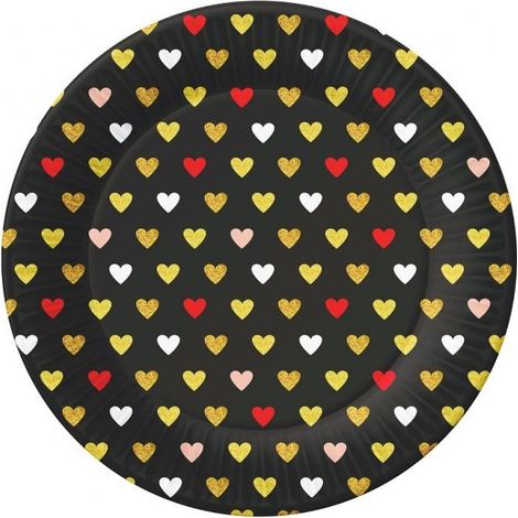 Platos de papel de 18 cm, 6 unidades (1/4)