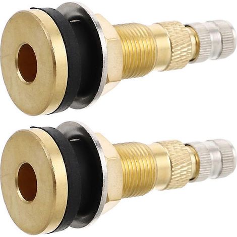 Lot de 2 valves de pneu tubeless pour tracteurs, roues agricoles et industrielles (1/5)