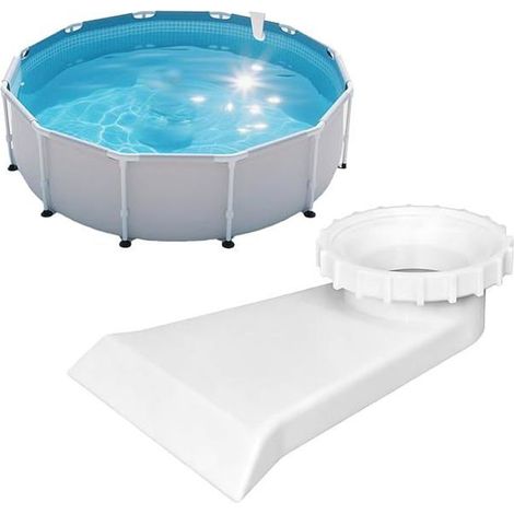 Fontaine cascade pour piscine - Buse de rechange résistante aux intempéries - Blanc (1/5)