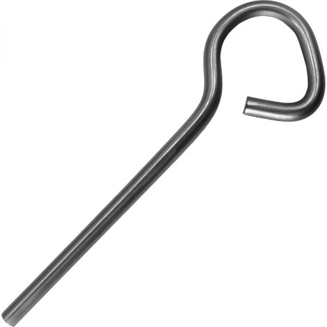 Lot de 5 pitons P Évolution en inox - 13 cm - Linxor (1/2)