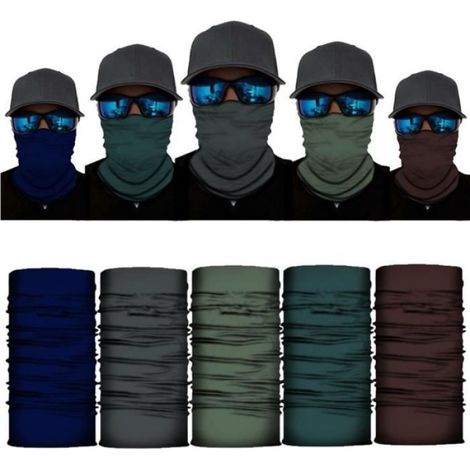Couleur 11 Masques faciaux de Sport pour hommes, équipement de cyclisme, guêtre de cou, mouchoir, masque de randonnée, Bandana, ba (1/4)