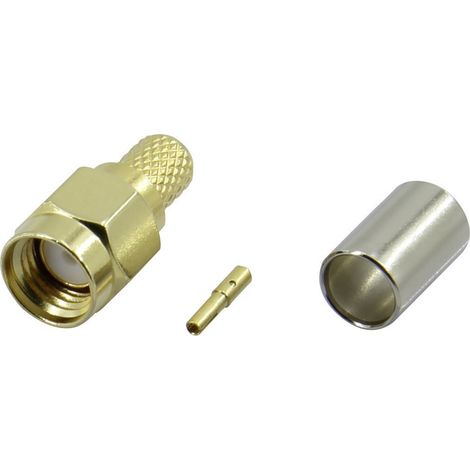 TRU COMPONENTS SMA-JC-RG58-2 1372238 SMA-Reverse-Steckverbinder Buchse, gerade 50 Ω 1 St.