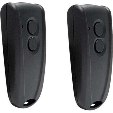 2-pack 433 MHz garage door remote control, compatible with RSE2 RSC2 2-button wireless roller shutter door remote control (1/4)