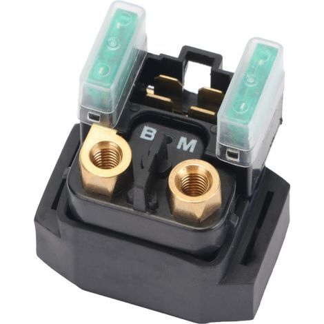 Applicabile a Yamaha YFM YFZ 350 400 450 660 relè di avviamento, elettrovalvola di avviamento ATV, accessori relè per moto, B/M 30A (1/4)