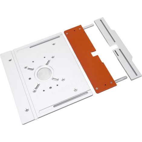 Frästisch-Einlegeplatte aus Aluminiumlegierung für Holzbearbeitung, Wendeplatte für Holzbearbeitung, Hebesystem, Montageplatte (1/5)