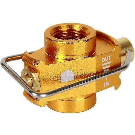 Camping Gas Saver Plus Gaskonverter Schalthebel Nachfüll-Flachtank-Umrüstadapter Camping Gasadapter (1/5)