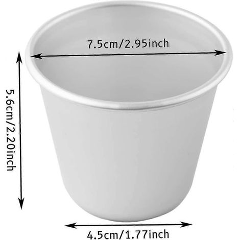 12 moules à pudding en aluminium (1/3)