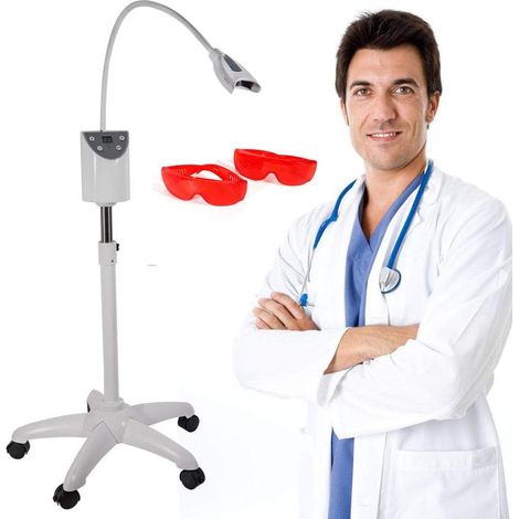 Lámpara Dental de Blanqueamiento LED, Lámpara Dental de Blanqueamiento, Acelerador de Blanqueamiento Dental MD666, Accelera Dental Móvil Soporte regulable en altura