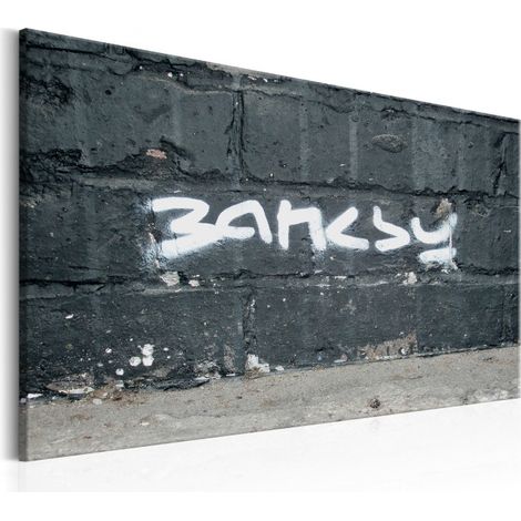 Tableau Imprimé "Signature - Banksy" 40 x 60 cm (1/2)