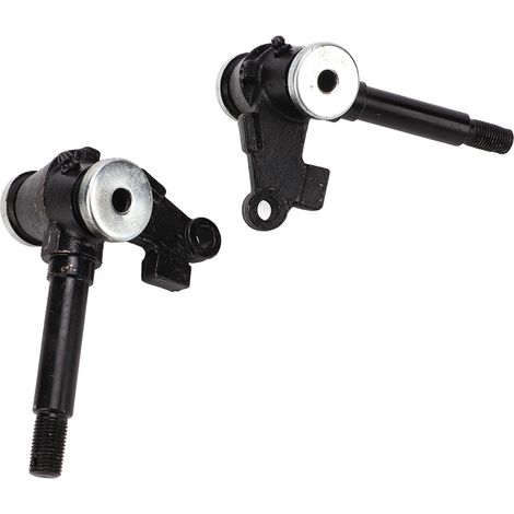 Paire de fusées d'essieu de direction, filetage 14 mm, pour moyeu de roue à frein à tambour de karting, mini SUV et autres véhicules utilitaires légers (50 cc, 110 cc et 150 cc). (1/5)