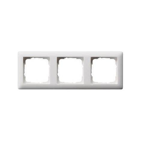 Gira Rahmen 3-fach reinweiß mit Kst für GEB-K Standard 55 021304 (1/5)