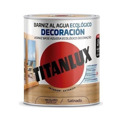 Barniz Madera Satinado 250 Ml Weng Al Agua Ecologico Decoracion Int