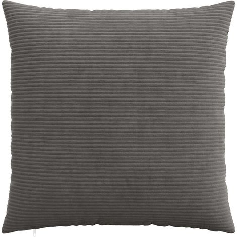 vidaXL Funda de almohada 2 pcs HEERLEN Gris oscuro 80 x 80 cm pana (1/2)