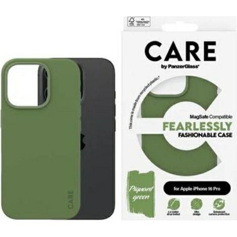 Care by PanzerGlass Fashion Case iPhone 16 Pro 6,3" grün MagSafe 1386 (1/4)