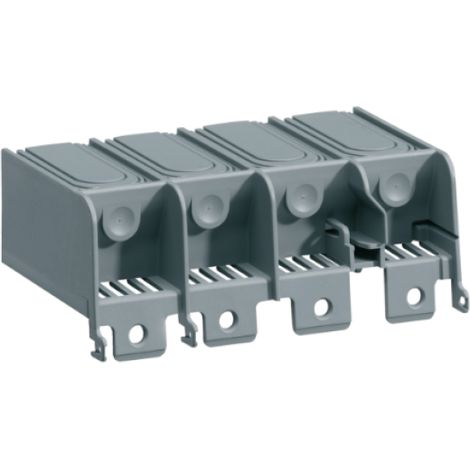 Kit coprimorsetti per interruttori serie x160 4 poli materiale plastico norma iec hager hya028h