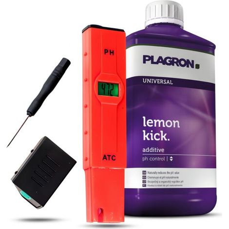 Plagron Lemon Kick Set pH Senker Zitronensäure Wasserpflege Nährlösung (1/5)