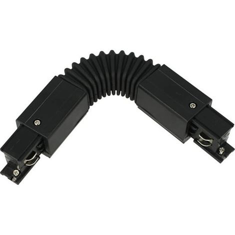 Connettore Giunto Curvabile Forma L Colore Nero Per Barra Sistema Binario Trifase CB40201 CB40202 CB40203