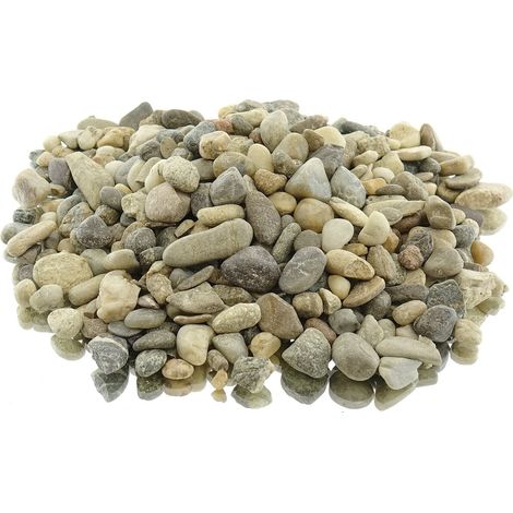 Flusskiesel 8-25 mm (1 kg) - farblich sortiert (1/2)