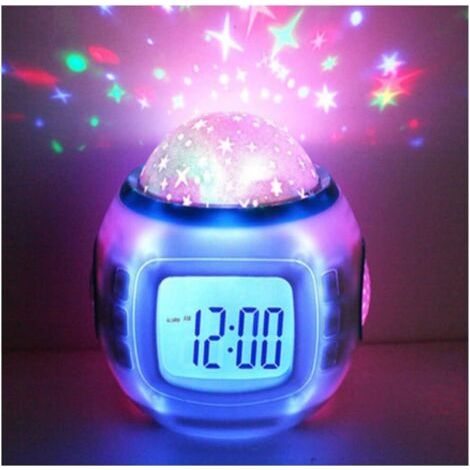 BUNTHAUS Réveil lumineux musical à LED pour garçons et filles de 3 à 10 ans, cadeau d'anniversaire de Noël pour les enfants (1/5)