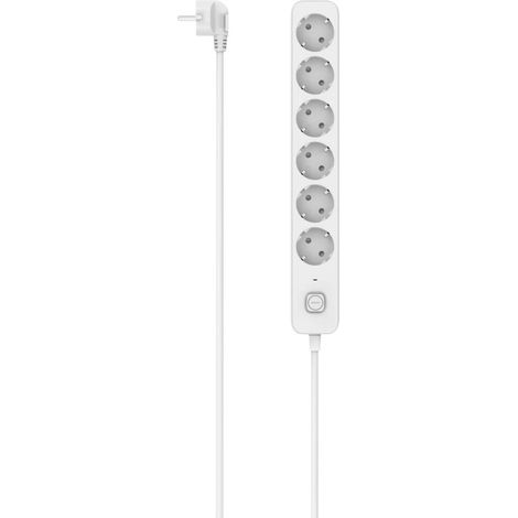 Hama 00116078 Multipresa con interruttore Bianco Schuko 1 pz.