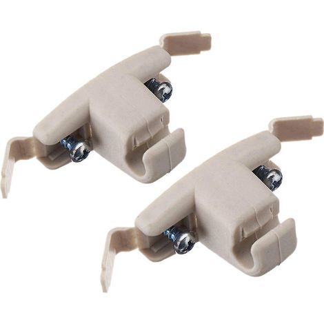 2 supports de fixation de pare-soleil beiges 51168243575 pour BMW Série 3 E46, 325 et M3 (1/5)