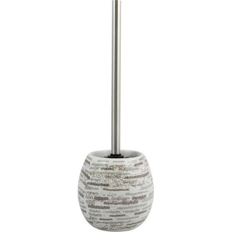 Brosse wc avec support Céramique BRIQUE Beige MSV